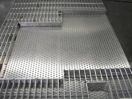 Plat berlubang grating keluli komposit